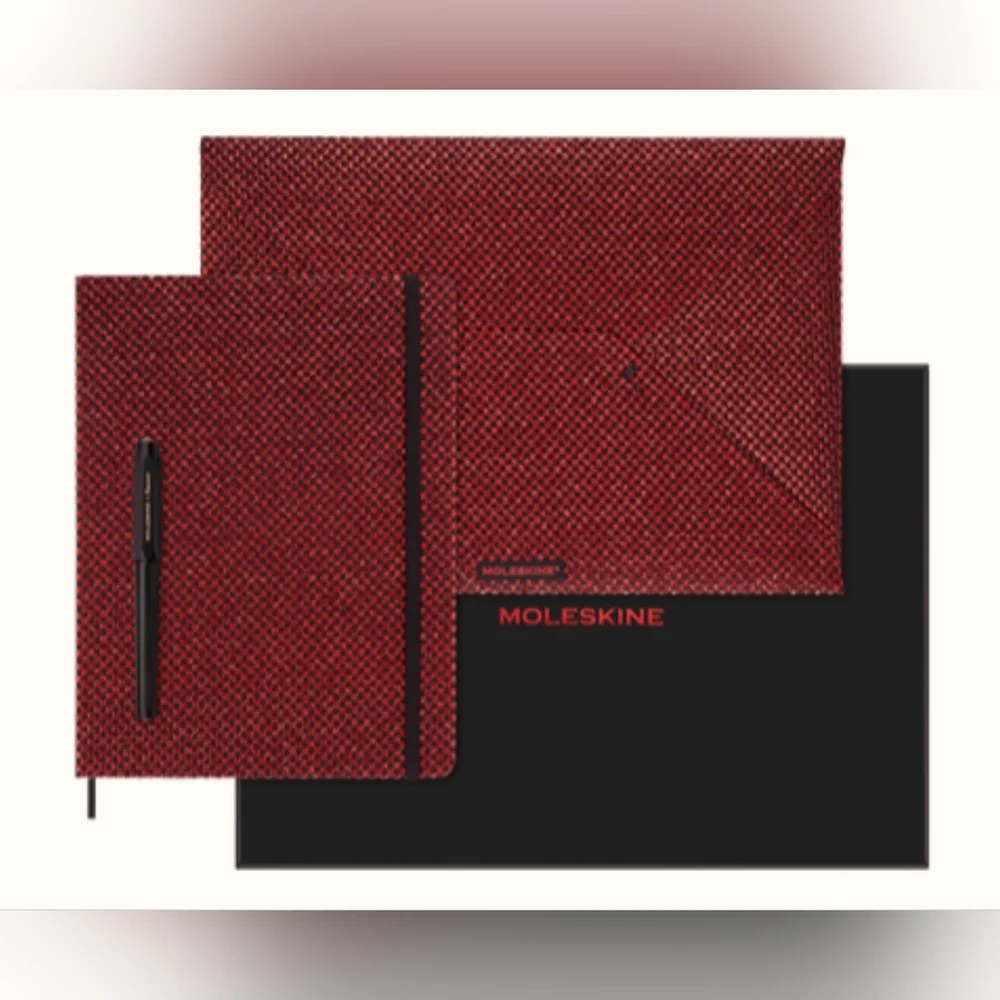 Moleskine Shine Collection Limited Edition Undated Planner Set Red Sealed Rare